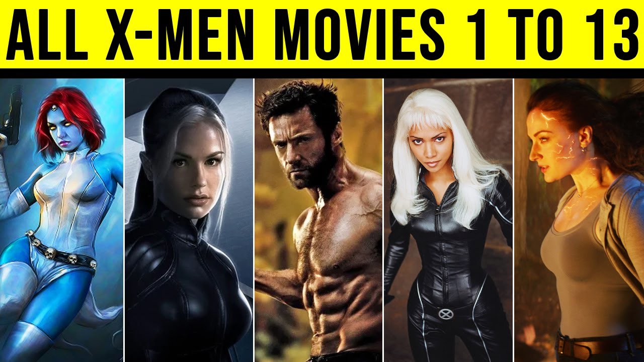 All X MEN Movies In Chronological Order - YouTube