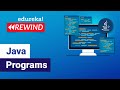 Java Programs | Java Programs | Java Program | Edureka | Java Rewind-  3