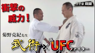 武術の突きでKO連発！元UFCファイター菊野先生の衝撃の突きと型