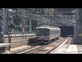 【4k】jr瀬戸大橋線　快速マリンライナー5000系 223系電車　木見駅通過