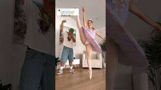 BALLET OR HIPHOP!? 🩰🎧😅 - #dance #trend #viral #couple #funny #ballet #shorts