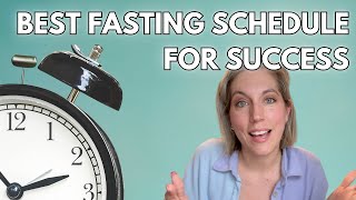 the BEST Intermittent Fasting Schedule (\u0026 my personal fasting schedule)