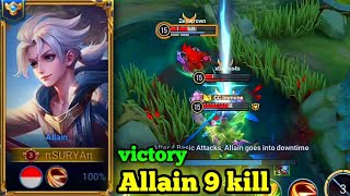 HONOR OF KINGS - ALLAIN COMEBACK MATCH [9 KILL]