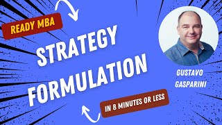 Strategy Management - Introduction to Strategy Formulation Process (Video #42)