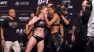 Valentina Shevchenko 'On a Mission' After Tense Staredown With Taila Santos | UFC 275