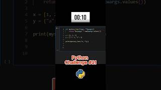 Can You Solve This Python Args Unpacking Puzzle? 🐍 #PythonChallenge