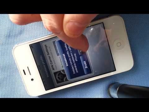 iPhone 4s - changing APN settings iPhone 4s - changing APN settings