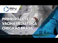 Brasil recebe 1° lote de vacina da Pfizer para crianças