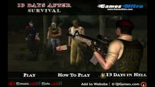 Flash Games | Walkthrough | 13 days after Ep 1 - Killing people with weapons they can't find...
