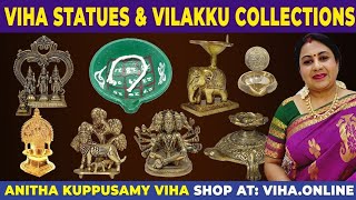 Divine \u0026 authentic Viha statue and vilakku collection | Viha Pooja Products | Anitha Kuppusamy Viha