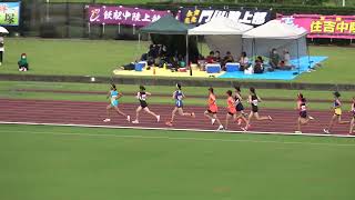 20230902144800U16・U18宮崎県陸上競技大会女1000ｍ決3組