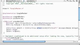 iPhone Development Tutorial 32 Creating the Array for singlePecker YouTube