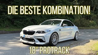 18 Zoll FELGEN Protrack One für den BMW M2 Competition