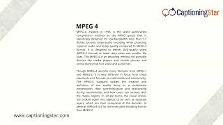 MPEG Standards  Know What Video Format to Choose MPEG 2 or MPEG 4 Presentation 169
