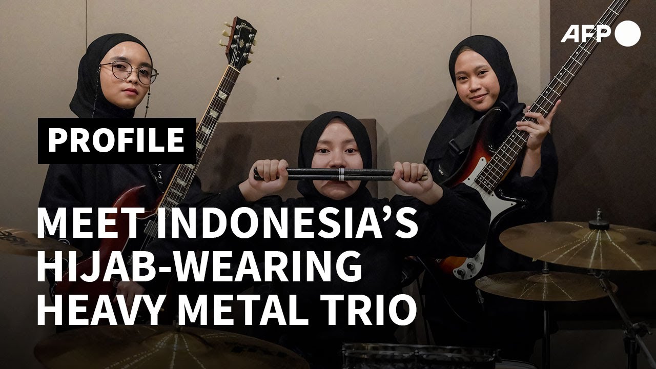 Indonesia's Hijab Headbangers Trade Village Life For Metal Heaven | AFP ...