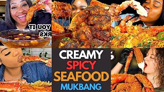 🍤😋👌Creamy Spicy Seafood Mukbang: A Seafood BOIL with a Kick! | MUKBANG COMPILATI