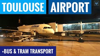 Toulouse (TLS) Airport \u0026 Transfer (Bus + Train) ✈ France Blagnac Aéroport