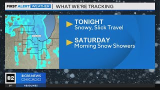 Snow showers coming overnight; heavy and wet snow next week
