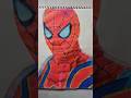 Realistic Iron spider suit drawing #realisticdrawing #ironspider