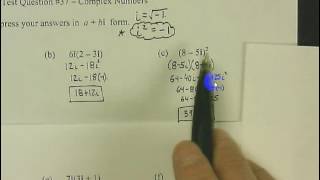 IM2 topic 37 - Complex Numbers