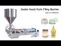 How to use ZS-GT2 Double Heads Paste Filling Machine