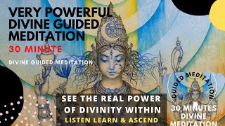 30 MINUTES DIVINE GUIDED MEDITATION | OM MOTHER DIVINE | KUNDALINI AWAKENING | SIDDHASHRAM