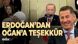 Erdoğan'dan Sinan Oğan'a: Çok Teşekkür Ederim