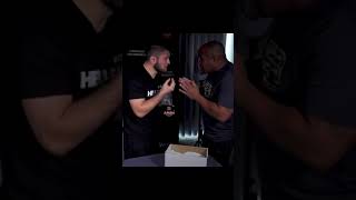 Khabib to Daniel Cormier "Your legs are too fat to triangle"
