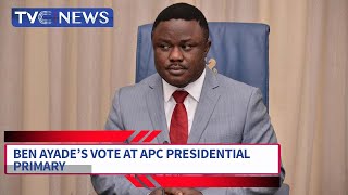 Ben Ayade's Vote At APC Presidential Primary (VIDEO)