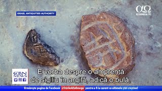 S-au descoperit artefacte rare din vremea lui Ezra | Știre Jerusalem Dateline