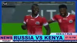 Kenya’s Equalizer scored by Antony Akumu || Russia 🇷🇺 1-1 🇰🇪 Kenya Live on Wueeh TV