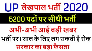 up lekhpal bharti 2020 // lekhpal notification, syllabus, salary, qualification, age limit, fee