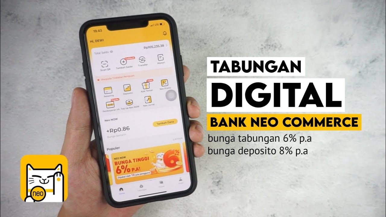 Review Aplikasi Neobank - Cara Menggunakan Aplikasi Bank Neo Commerce ...