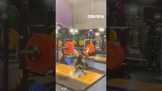 235lb/107kg Pause Snatches