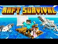 SIMULATOR RAFT SURVIVAL PALING KOCAK DI MINECRAFT