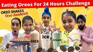 Eating Oreos For 24 Hours Challenge | RS 1313 FOODIE | Ramneek Singh 1313 | RS 1313 VLOGS