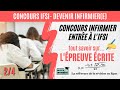 Epreuve écrite Concours infirmier IFSI [#2/4 Série Réussir le concours IFSI]