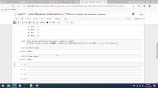 Implementation of Logistic Regression using Numpy Python | Open Knowledge Share