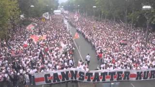 Awesome corteo by fans of VfB Stuttgart!