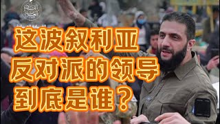 这波叙利亚反对派的领导人是谁？#老鱼有话说 #中东局势 #叙利亚