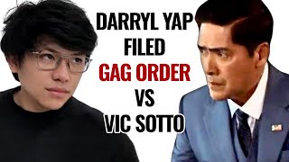 Darryl Yap Seeks Gag Order Against Vic Sotto