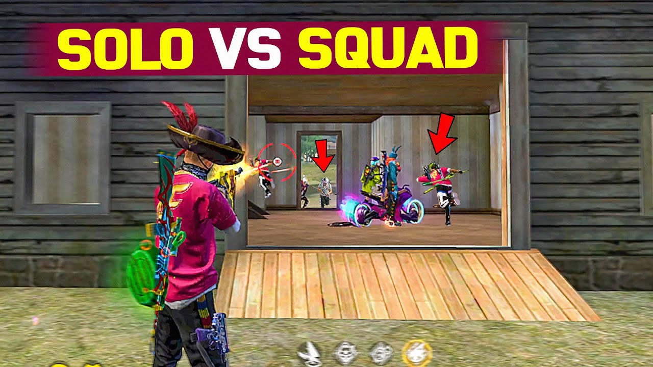 BEST SOLO VS SQUAD GAME I EVER PLAYED | GARENA FREE FIRE Realtime ...