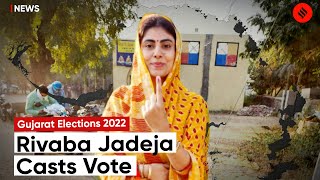 Gujarat Elections 2022: Rivaba Jadeja Casts Vote In Rajkot