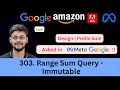 LeetCode 303 Range Sum Query - Immutable | Prefix Sum | Beginner Friendly Explanation