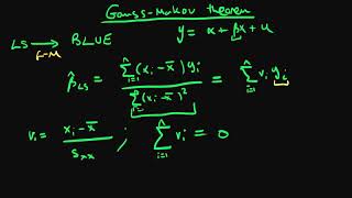 A Full Course in Econometrics Lecture 62 | Gauss Markov Proof Part 1 (Advanced)