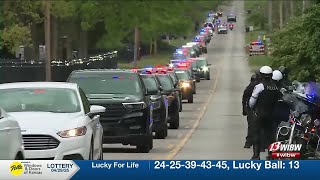 ‘His nickname was Smiley’: Topeka honors beloved TPD Lt. Eddie Stanley at funeral procession