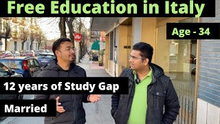 Study in Italy - Indian Student Journey from India to Italy|in English
