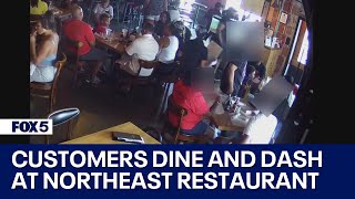 Customers dine and dash at Northeast restaurant