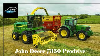 S.Clyde \u0026 Son Agri-Contracts First Cut Silage with the John Deere 7350 ProDrive