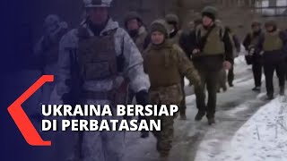 Hadapi Ancaman Invasi Rusia, Pasukan Militer Ukraina Bersiap di Wilayah Perbatasan